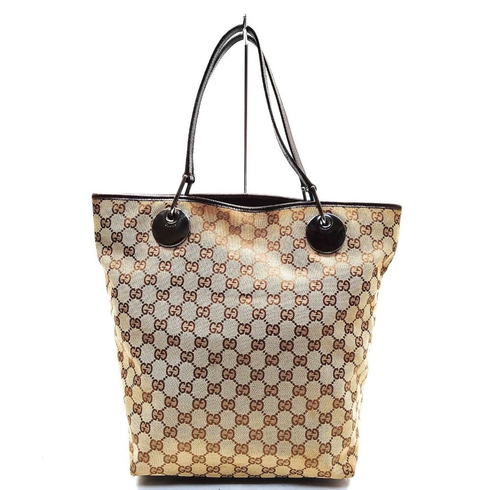 Gucci Brown Eclipse Tote Guccissima Print Tom Ford era